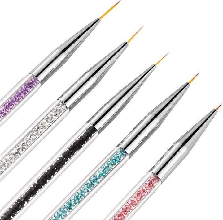 Immagine prodotto Vanessa Beauty Penne per puntini (Utensile per unghie, Porpora, Bianco, Nero, Blu, Rosa)