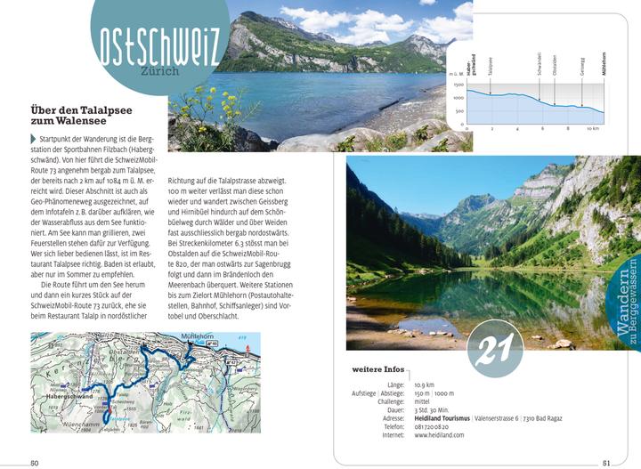 Produktbild Freizeitführer Erlebnis Schweiz Wandern zu Berggewässern (Deutsch, Hallwag Kümmerly+Frey AG, 2024)