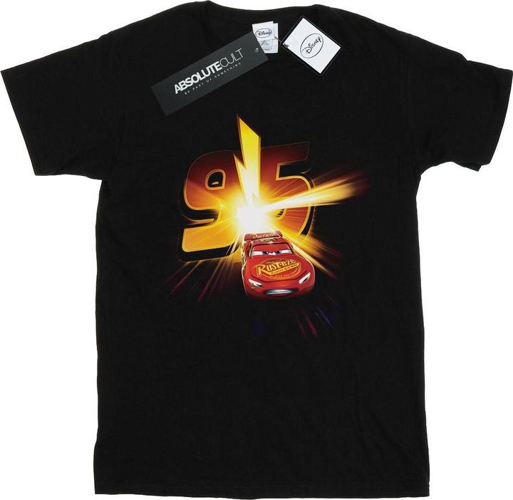Actual product image Disney Boys Cars Lightning McQueen Burst T-Shirt (140, 146)