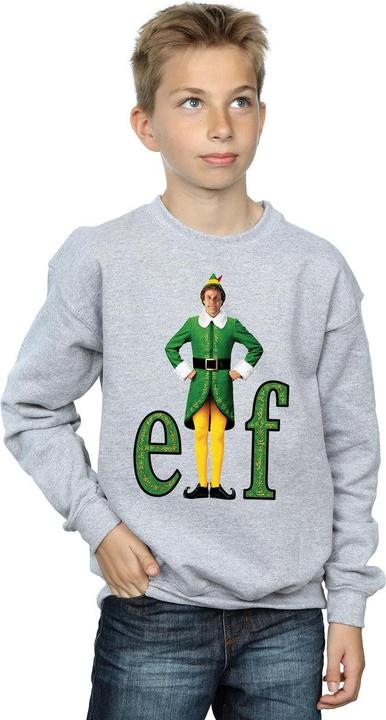 Actual product image Elf Boys Buddy Logo Sweatshirt (152, 158)