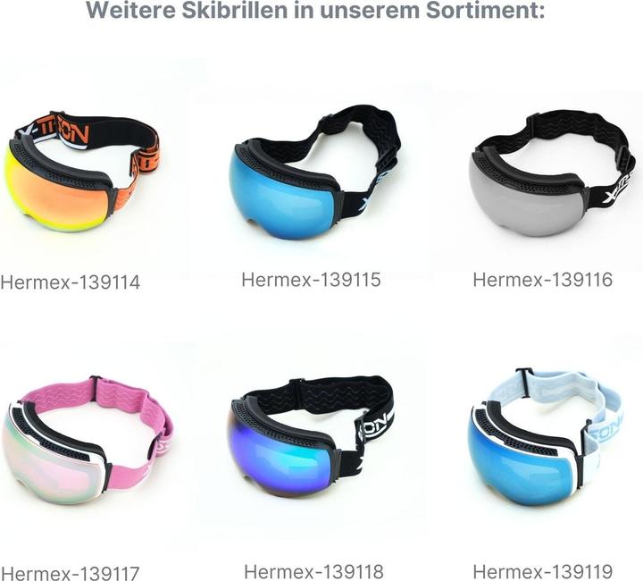 Immagine prodotto Hermex Ersatzglas für magnetische Skibrille Wechselglas Skibrillenglas Snowboardbrillenglas (Lente di ricambio per occhiali da sci)