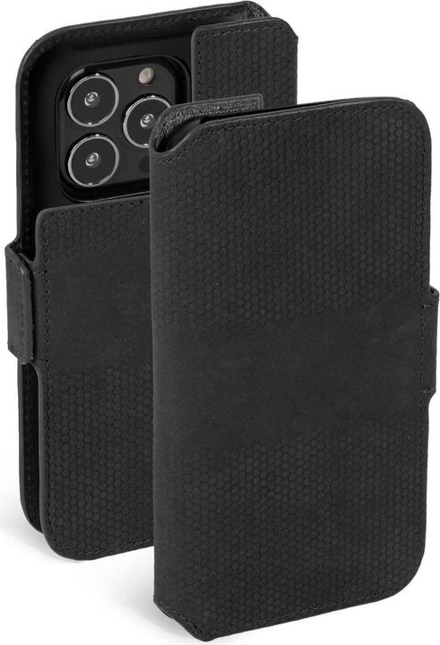 Krusell Leren PhoneWallet Apple iPhone 13 Pro zwart (62395) (Apple iPhone 13 Pro)