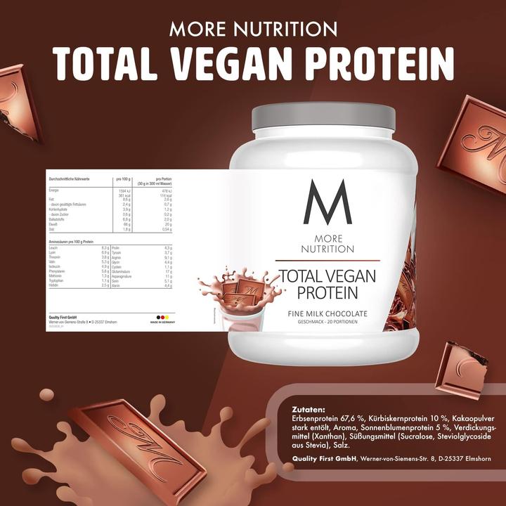 Immagine prodotto More Nutrition Total Protein (Cioccolato, 1 pz., 600 g)