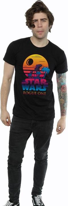 Produktbild Star Wars Rogue One Logo Sunset TShirt (XL)