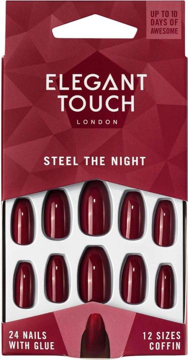 Produktbild Elegant Touch Steel The Night (Nagelutensil, Bordeaux)