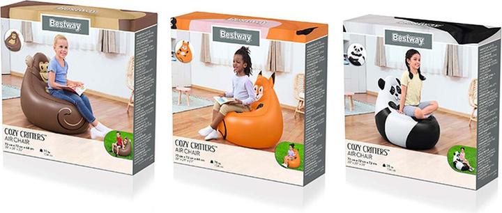 Produktbild Bestway Aufblasbarer Fox-Sessel 72 x 72 x 64 cm 75116