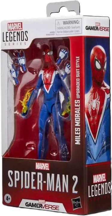 Produktbild Hasbro Spider-Man 2 Marvel Legends Gamerverse Actionfigur Miles Morales (Upgraded Suit Style) 15 cm