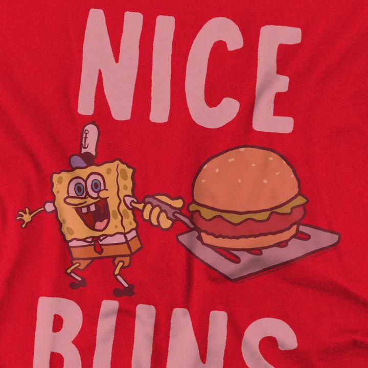 Immagine prodotto Spongebob Squarepants Nice Buns Maglietta Uomo (4XL)