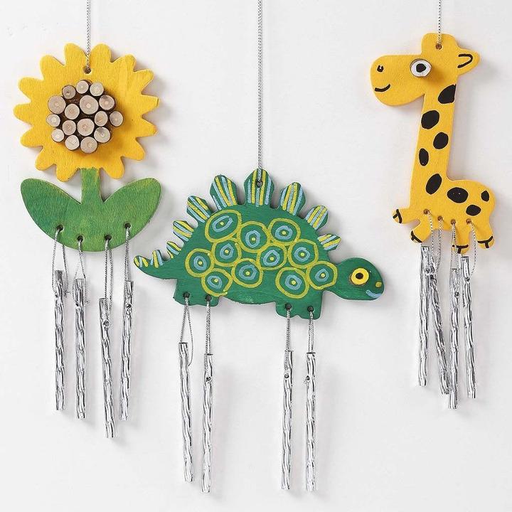 Image du produit Creativ Company Petites pièces en bois Carillons éoliens 24 pièces