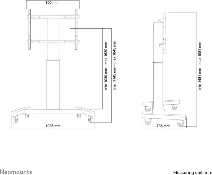 Image du produit Neomounts M2250 (Universel, 100", 150 kg)