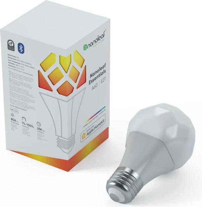 Produktbild Nanoleaf Essentials (E27, 9 W, 806 lm, 1 x, F)