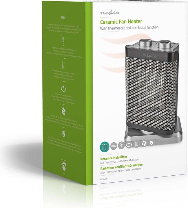 Produktbild Nedis Kompakter Keramik-Heizlüfter (1500 W)