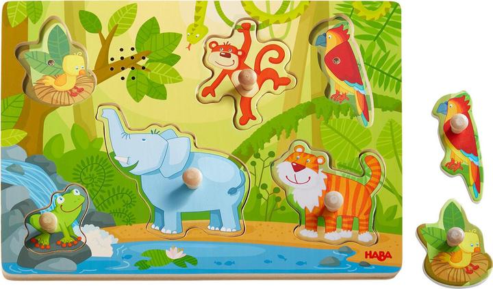 Actual product image Haba Sound grasping puzzle (6 pieces)