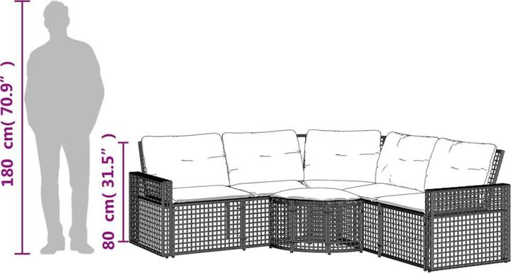 Produktbild VidaXL 10-tlg. Garten-Lounge-Set mit Kissen