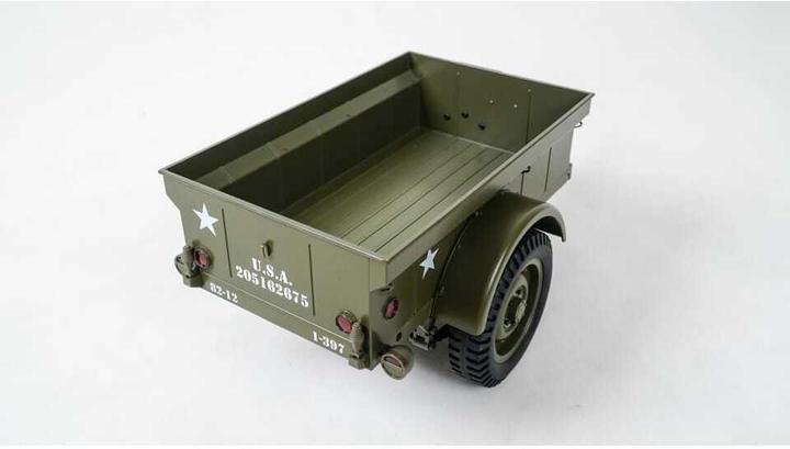 Image du produit RocHobby Anhänger zu 1941 MB Willys Jeep, 1:6 (RTR Prêt à fonctionner)