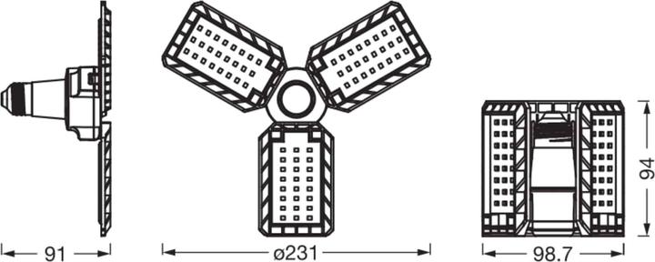 Produktbild Osram OSRLED E27 17W 1.500lm 4.000K (E27, 17 W, 1700 lm, 1 x, F)