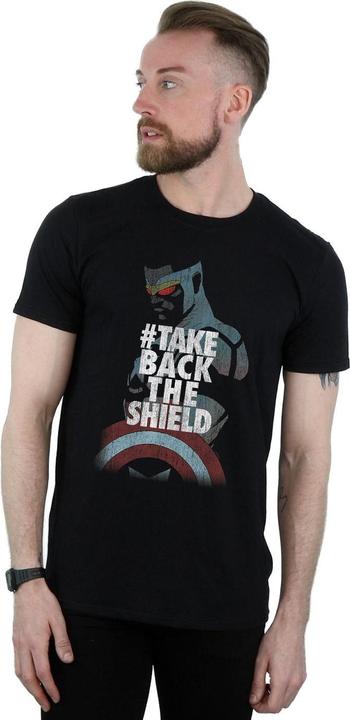 Produktbild Captain America Sam Wilson Take Back The Shield TShirt (S)