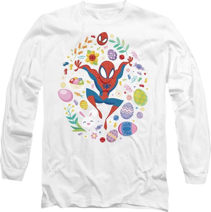 Actual product image Spiderman Unisex Adult Circle T-Shirt (L)