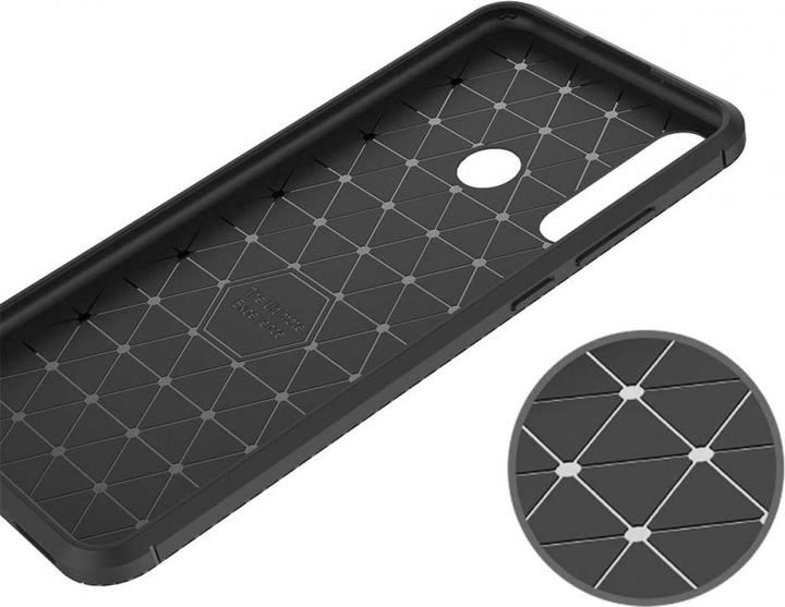 Immagine prodotto Screenguard Custodia TPU Huawei Y6p Cover Carbon Design (Huawei Y6p)