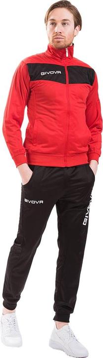 Image du produit Givova Tuta Visa Triacetato Survêtement Rouge-Noir TR018 1210 2XL (XXL)