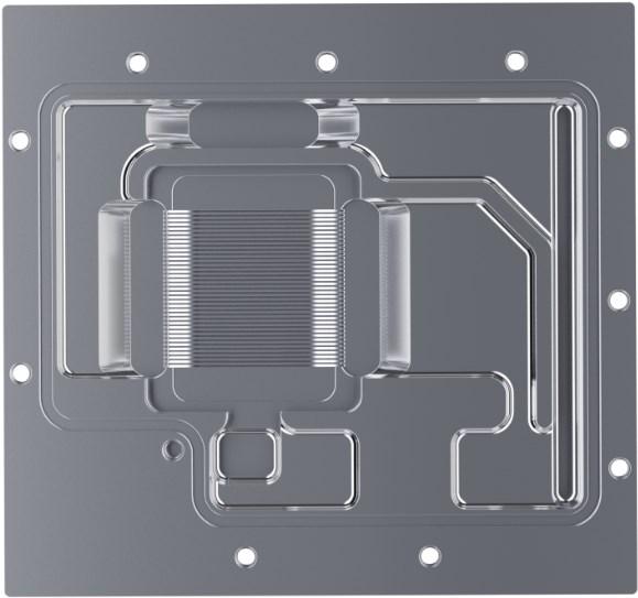 Actual product image Alphacool Ice Block Aurora Geforce RTX 4070 TI Eagle OC with Backplate