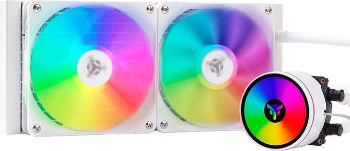 Itek EVOLIQ 240 V2 ARGB (White Edition) Processor Liquid Cooling Kit 12 cm White