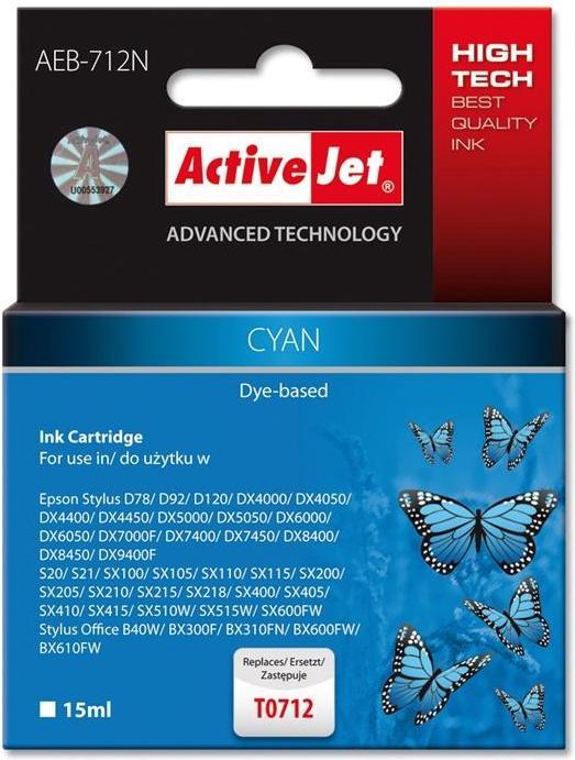 Produktbild Activejet AEB-712N Druckerpatrone (e) Kompatibel Hohe (XL-) Ausbeute (C)