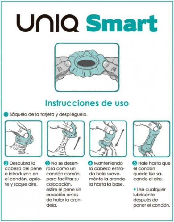 Image du produit Uniq Smart Latex Free Pre-Erection Condoms 3 Units (3 pcs)