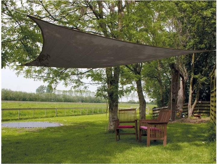 Immagine prodotto Eurotrail Vela a triangolo - PE - 3,6 x 3,6 x 3,6 m - Grigio scuro (360 x 360 x 360 x 360 cm)