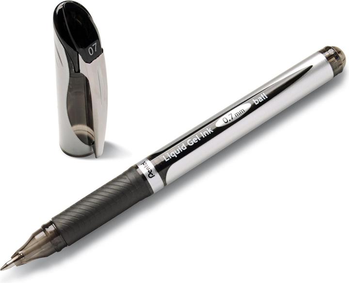 Actual product image Pentel Energel Liquid (Black, Silver, 1 x)