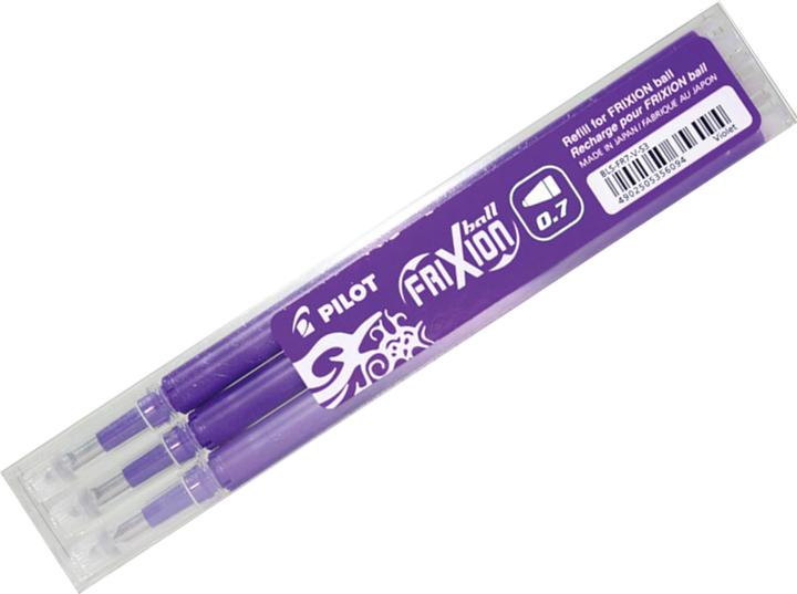 Produktbild Pilot FriXion Refill Set à 3 (Ersatzmine, Violett, 0.35 mm)