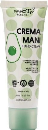 Puro Bio Handcreme mit Avocadoöl, Hyaluronsäure und Vitamin C Eco 50 ml - Purobio