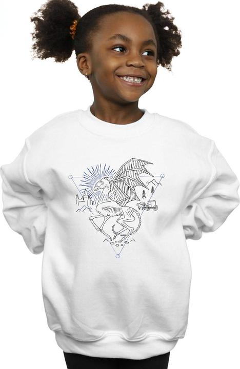 Immagine prodotto Thestral Line Art Felpa Ragazze (128)
