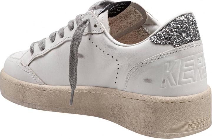 Image du produit Golden Goose ballstar sneakers in leather color white and silver (41)