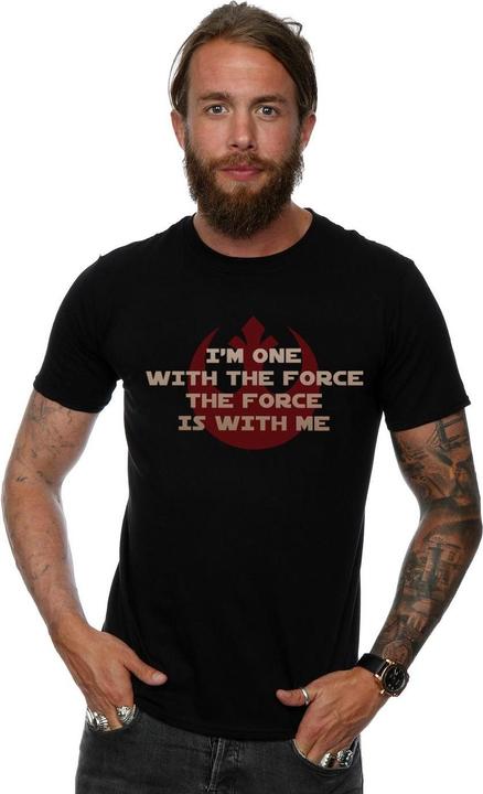 Immagine prodotto Star Wars Rogue One I'm One With The Force Red Maglietta Uomo (XL)