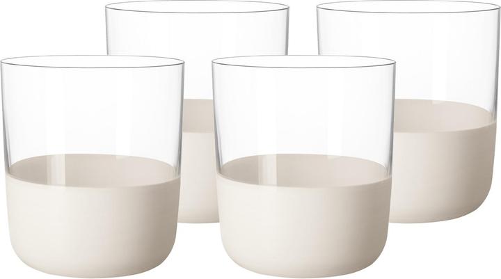 Actual product image Villeroy & Boch Whisky Tumbler, Set 4 pcs Manufacture Rock blanc (2.50 dl, 4 x, Whisky glass)