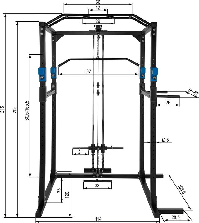 Produktbild tectake Latzug
