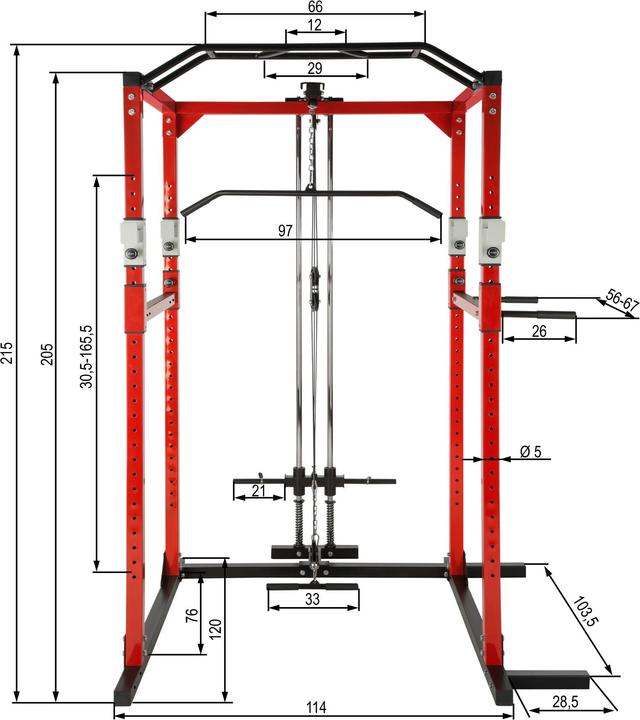 Produktbild tectake Latzug
