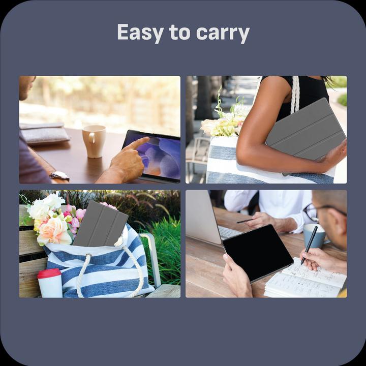 Produktbild Cazy Premium Smart Hülle Kompatibel mit Samsung Galaxy Tab A8 - Schutz Etui Hülle - Automatischem (Galaxy Tab A8)
