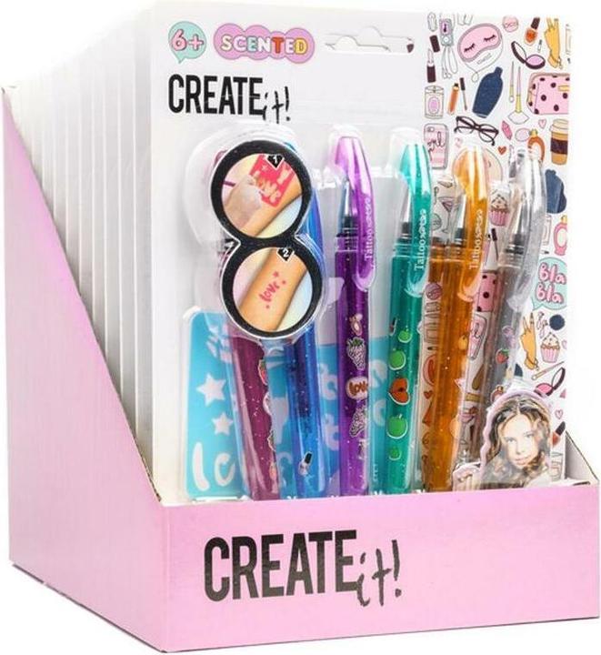 Actual product image Create It! Tattoo Pens 6-Pack