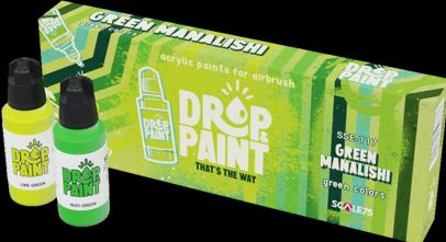 Drop & Paint Green Manalishi Paint Set (Vert)