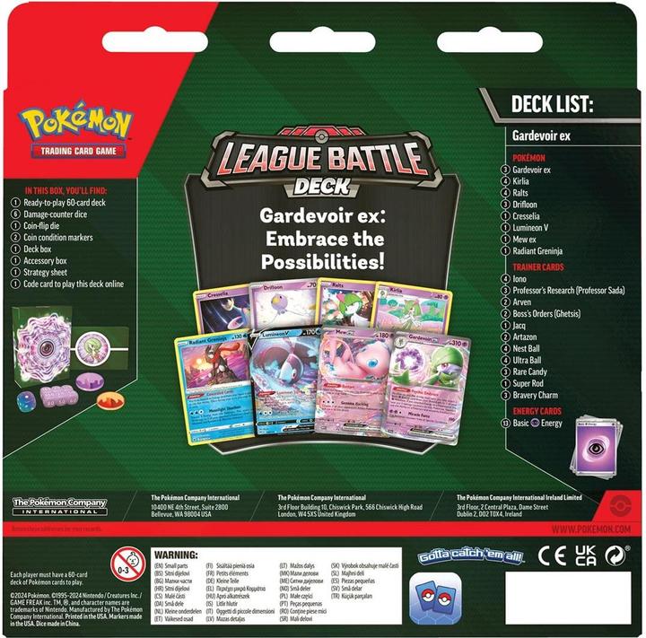 Actual product image Pokémon League Battle Deck (English, Deck)
