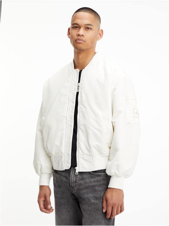Actual product image Calvin Klein Jeans Badge leeve pocket Jeans bomber jacket - 90621 (XL)