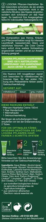 Produktbild Logona Pflanzen Creme (240 Nougatbraun)