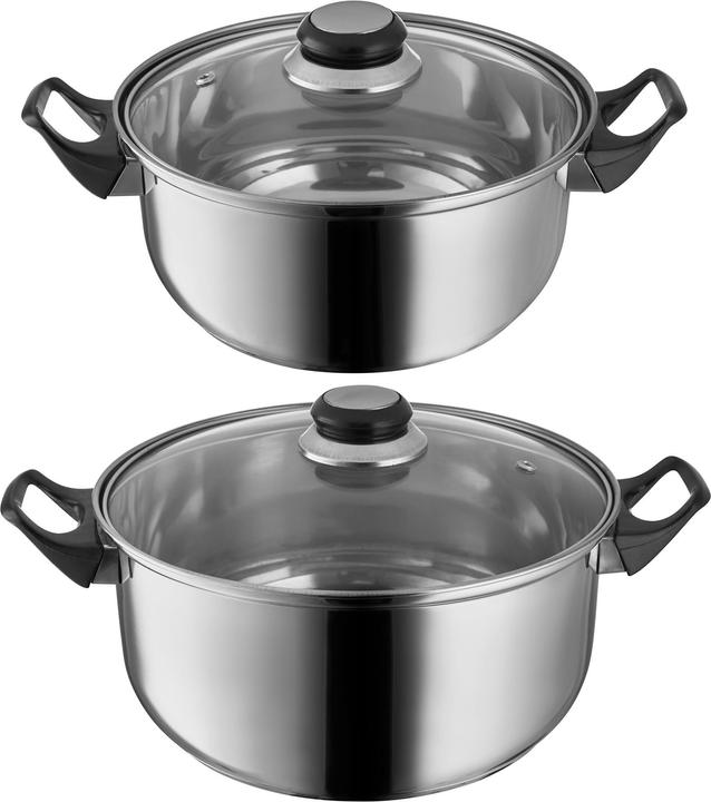 Produktbild tectake Topfset (17 cm, Pfannenset + Topfset, Edelstahl)
