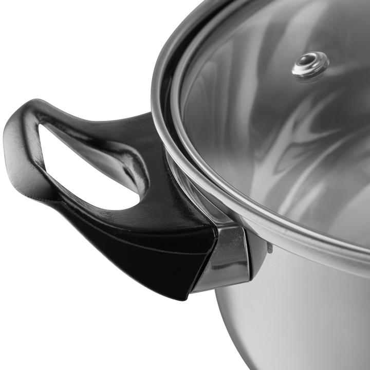 Produktbild tectake Topfset (17 cm, Pfannenset + Topfset, Edelstahl)