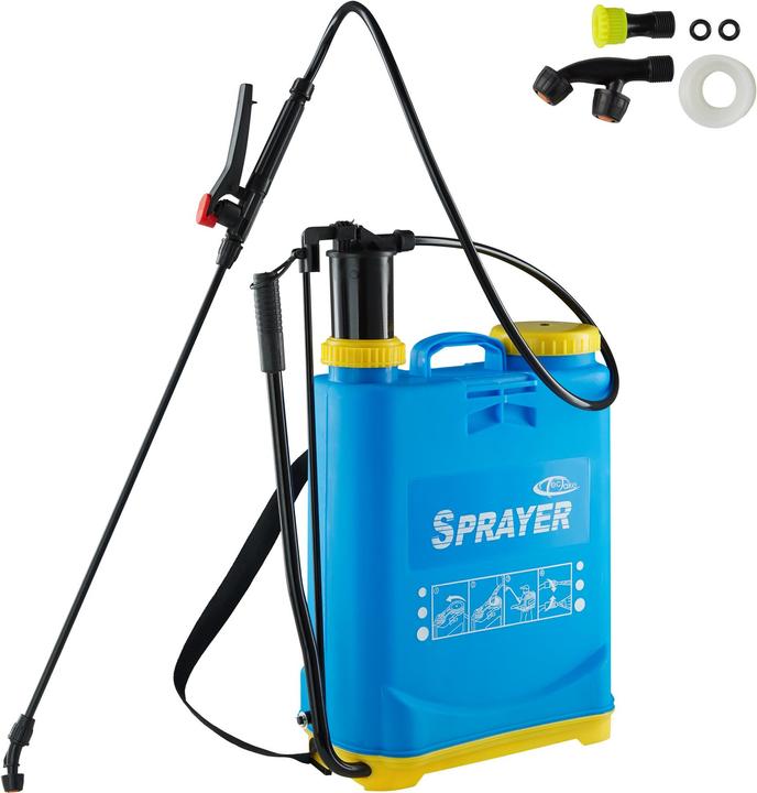 tectake Drucksprüher Pflanzensprüher (16 l)