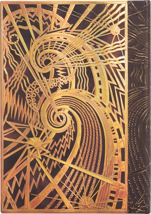 Actual product image Paperblanks Notebook The Chanin Spiral 13 x 18 cm, blank (13 x 18 cm, Plain, Hardcover)