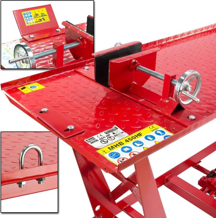 Produktbild Dema Motorradhebebühne 450kg hydraulisch