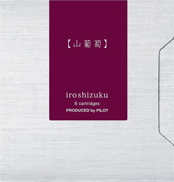 Produktbild Pilot Iroshizuku Tintenpatronen  6 Stk.- YAMA-BUDO (Füllertinte, Pink)